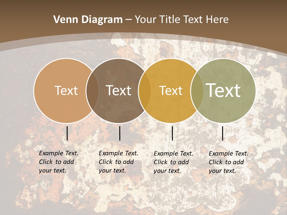 Rough Old Fashioned Abstract PowerPoint Template
