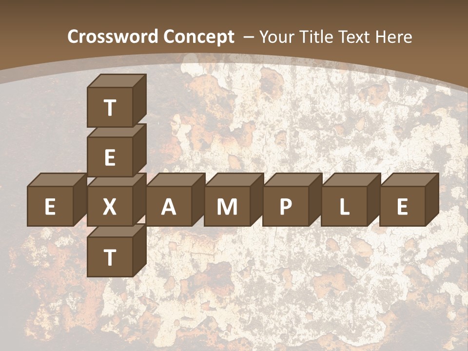 Rough Old Fashioned Abstract PowerPoint Template