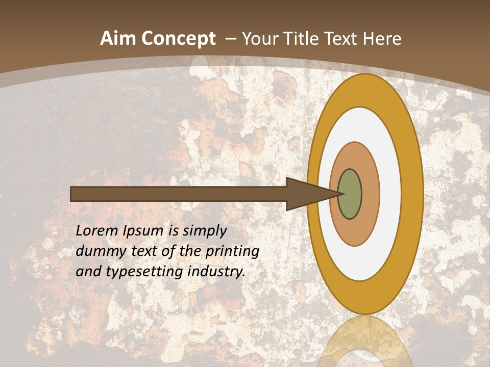 Rough Old Fashioned Abstract PowerPoint Template