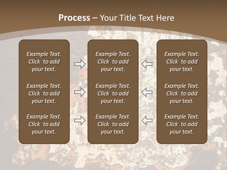 Rough Old Fashioned Abstract PowerPoint Template