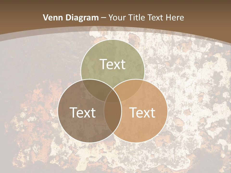 Rough Old Fashioned Abstract PowerPoint Template