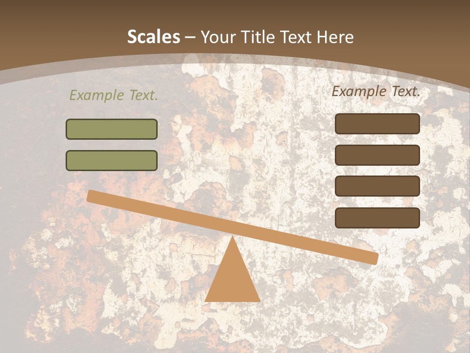 Rough Old Fashioned Abstract PowerPoint Template