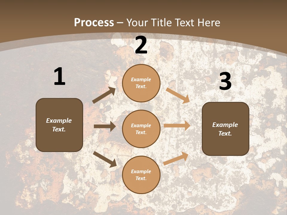 Rough Old Fashioned Abstract PowerPoint Template