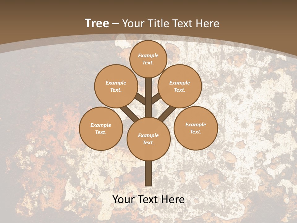 Rough Old Fashioned Abstract PowerPoint Template