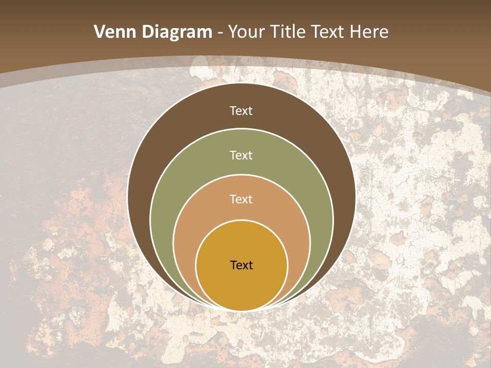 Rough Old Fashioned Abstract PowerPoint Template