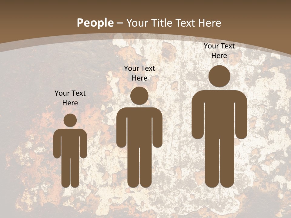 Rough Old Fashioned Abstract PowerPoint Template