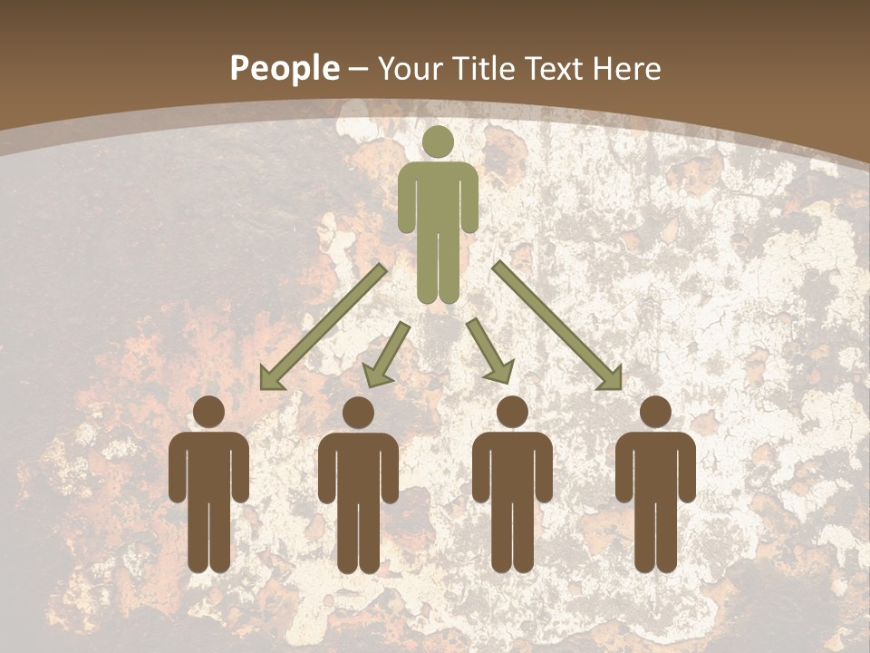 Rough Old Fashioned Abstract PowerPoint Template