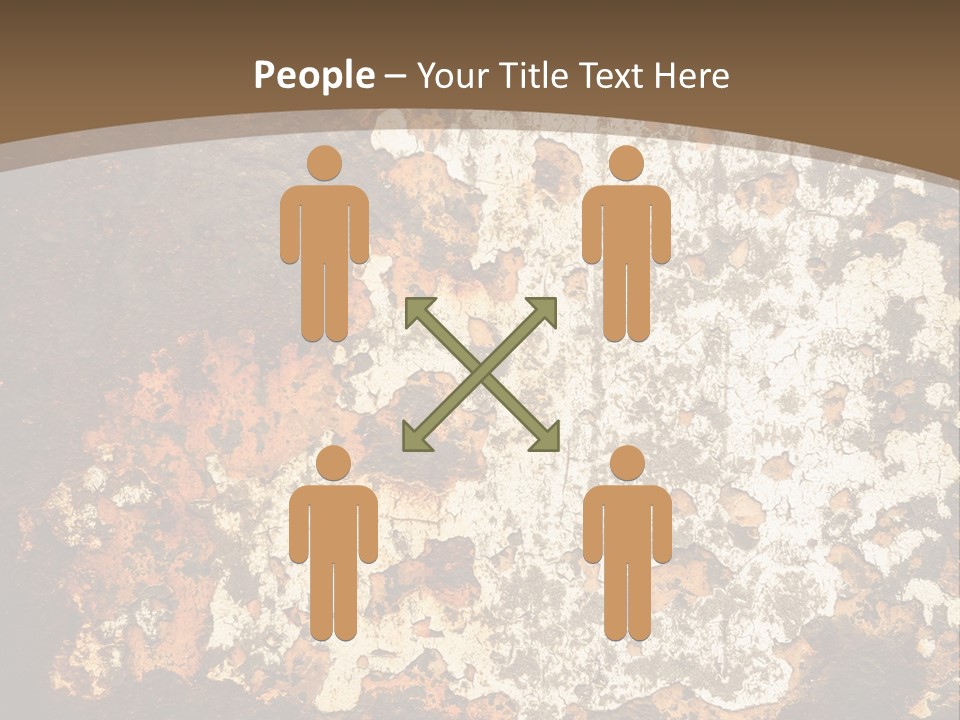 Rough Old Fashioned Abstract PowerPoint Template