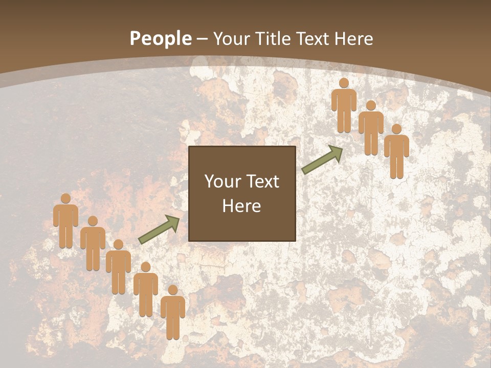 Rough Old Fashioned Abstract PowerPoint Template