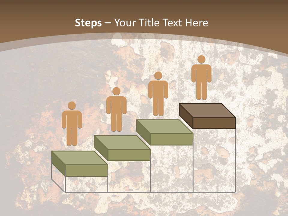Rough Old Fashioned Abstract PowerPoint Template