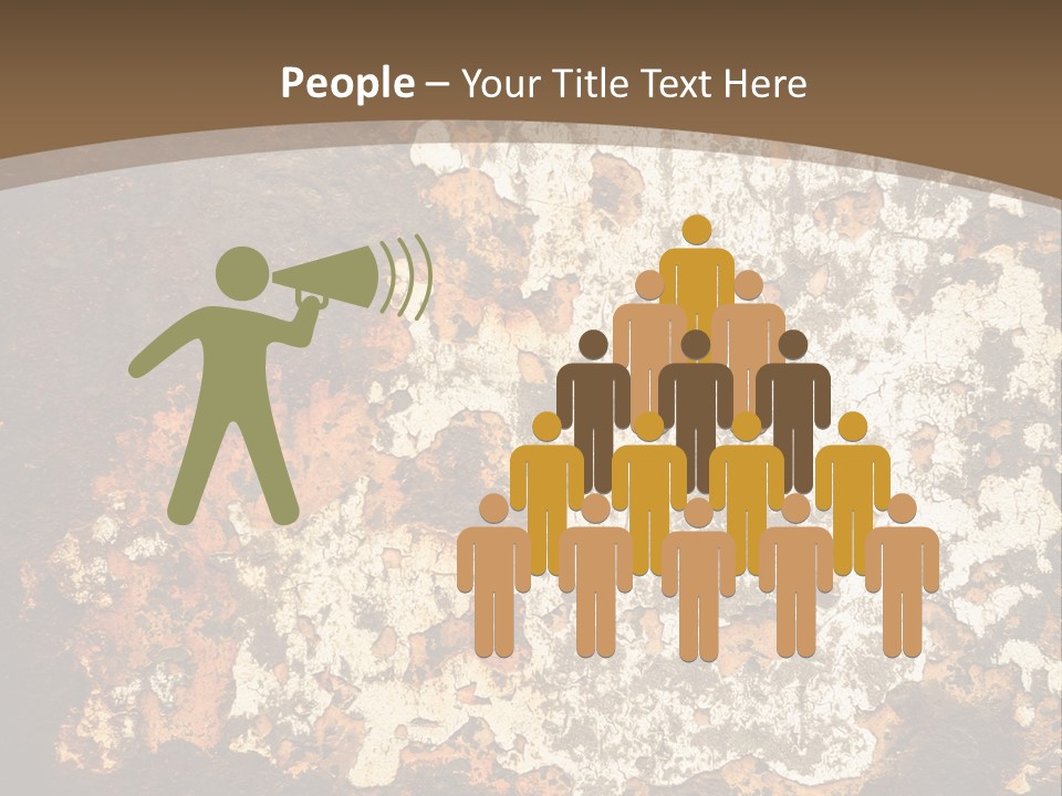 Rough Old Fashioned Abstract PowerPoint Template