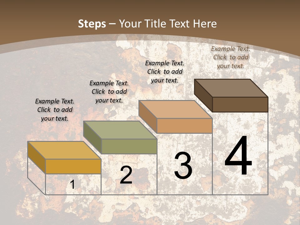 Rough Old Fashioned Abstract PowerPoint Template