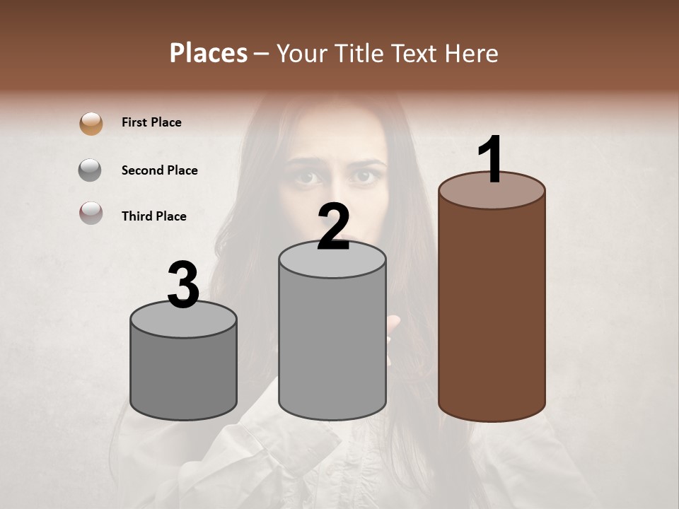 Hand Quietness Mouth PowerPoint Template