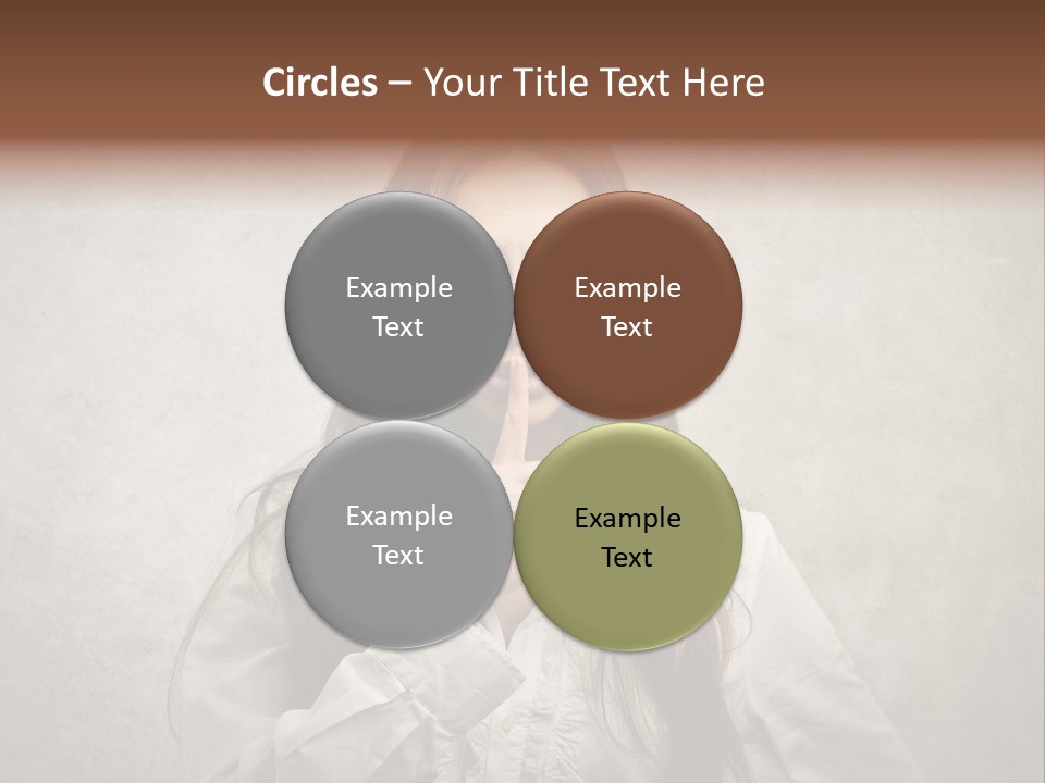 Hand Quietness Mouth PowerPoint Template