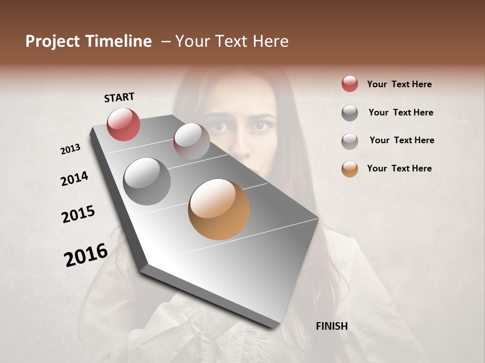 Hand Quietness Mouth PowerPoint Template