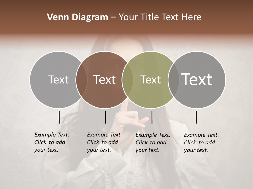 Hand Quietness Mouth PowerPoint Template