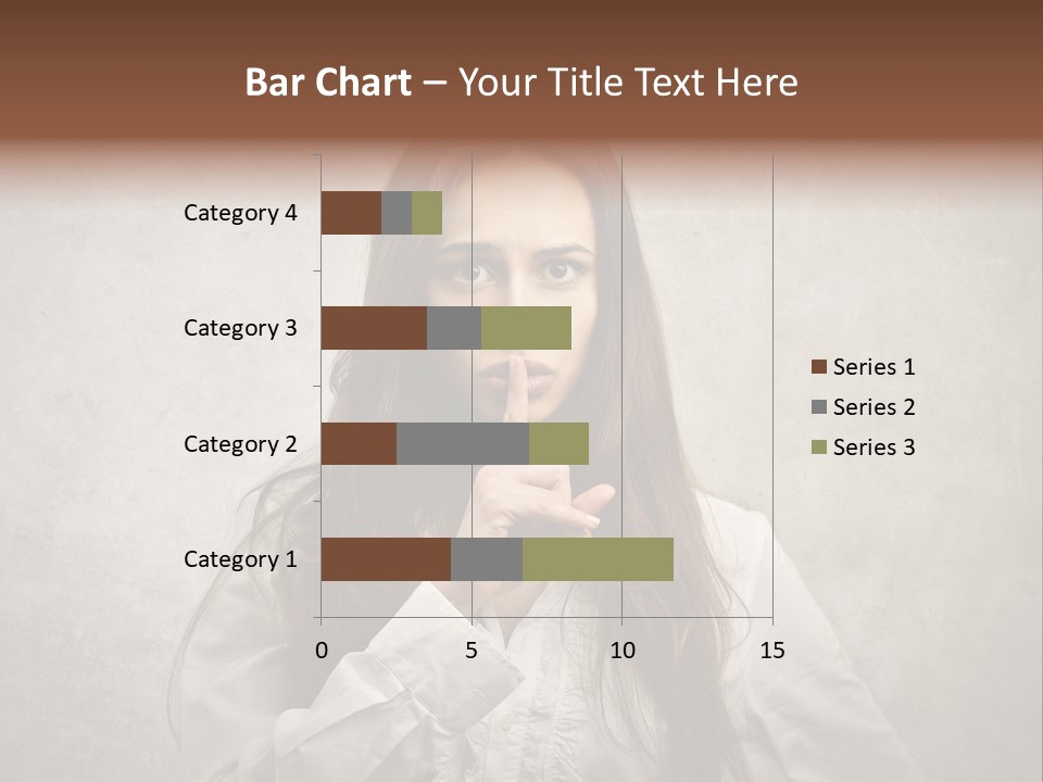 Hand Quietness Mouth PowerPoint Template