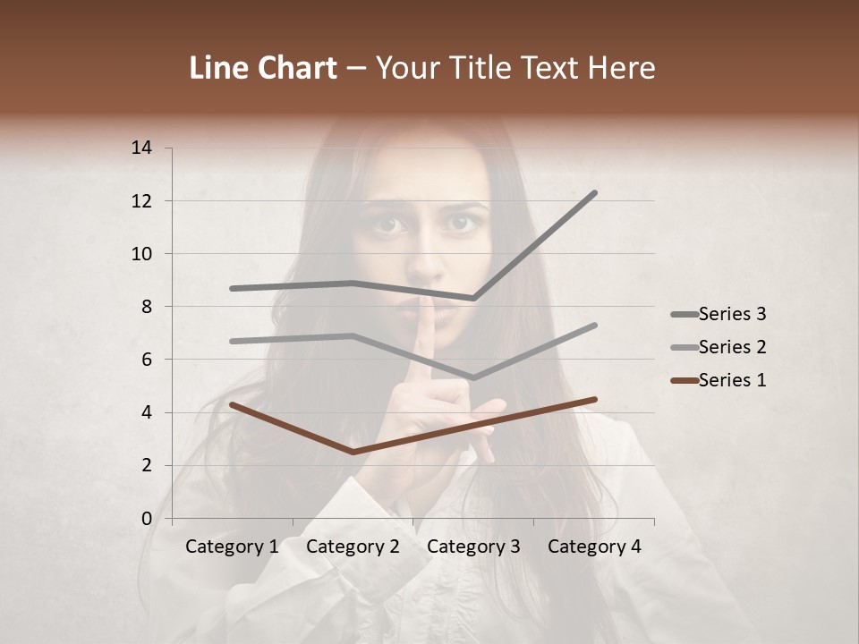Hand Quietness Mouth PowerPoint Template