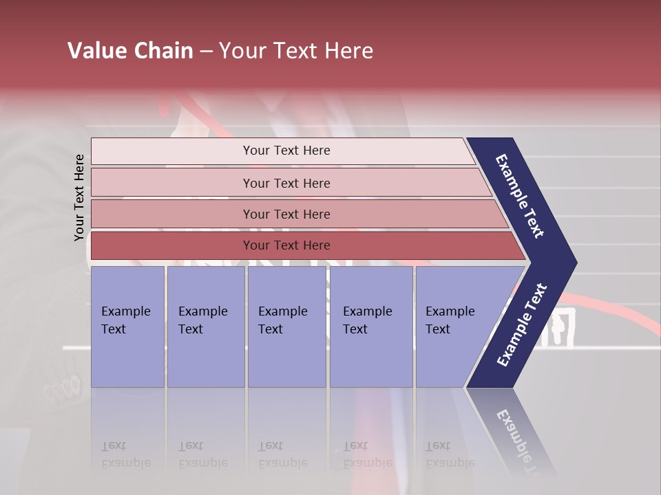 Businessman Touchscreen Successful PowerPoint Template