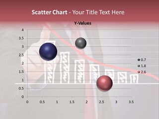 Businessman Touchscreen Successful PowerPoint Template