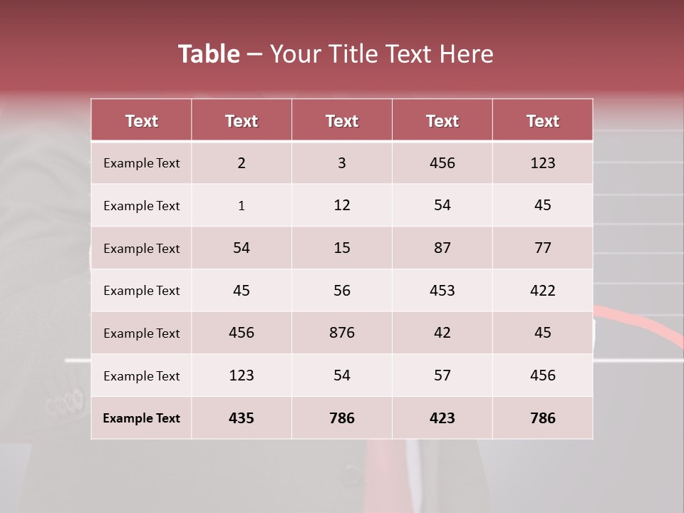 Businessman Touchscreen Successful PowerPoint Template