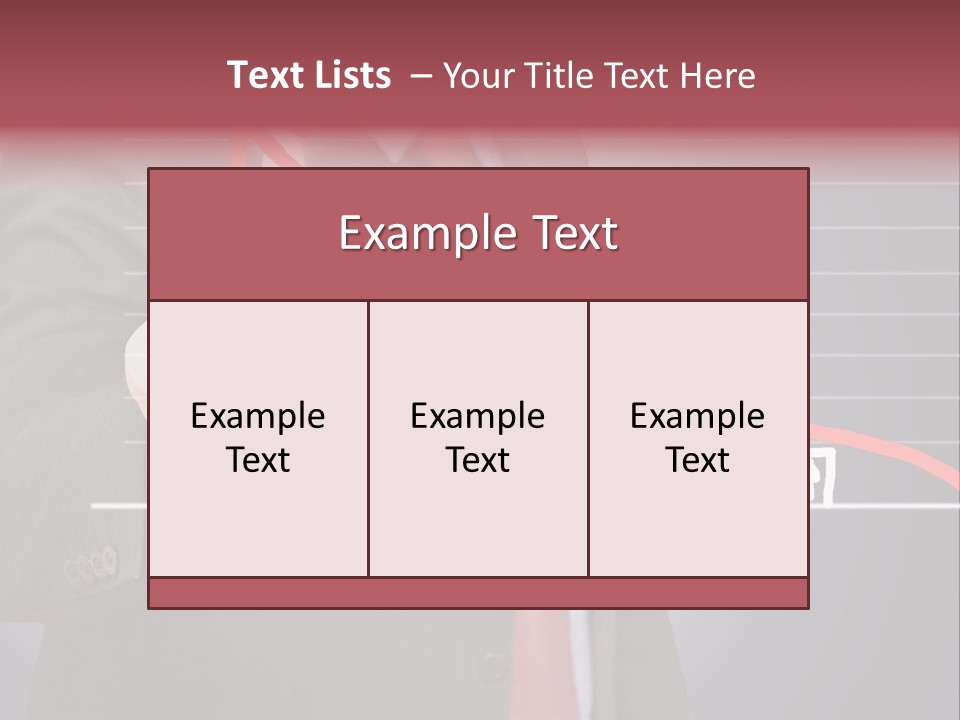 Businessman Touchscreen Successful PowerPoint Template