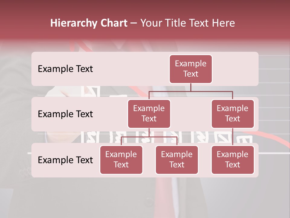 Businessman Touchscreen Successful PowerPoint Template
