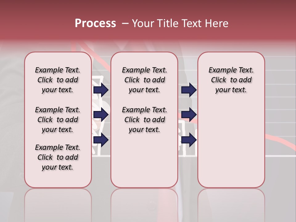 Businessman Touchscreen Successful PowerPoint Template