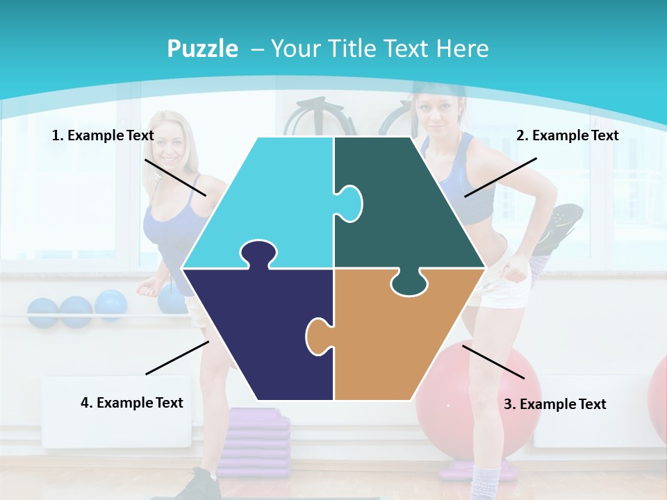 Fitness Well Being Lifestyle PowerPoint Template