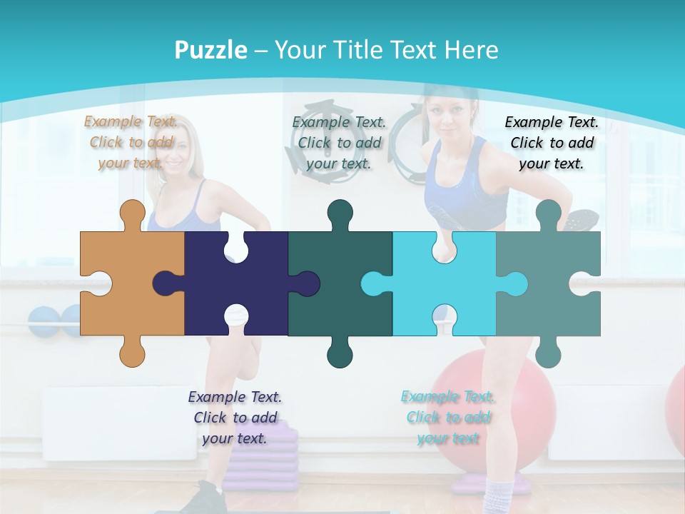 Fitness Well Being Lifestyle PowerPoint Template