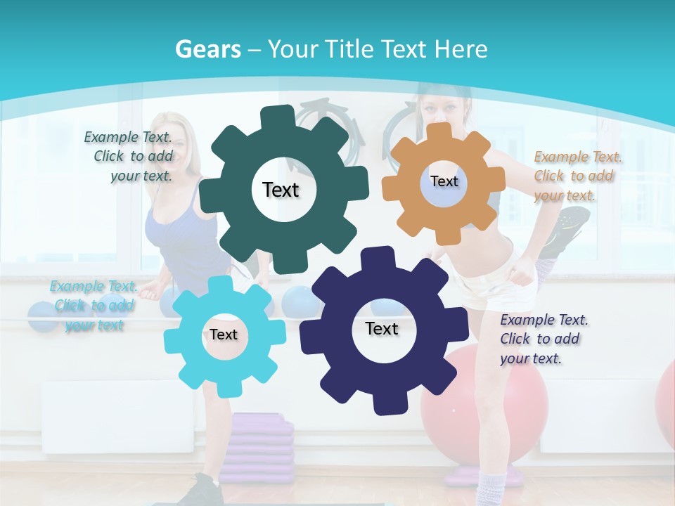 Fitness Well Being Lifestyle PowerPoint Template