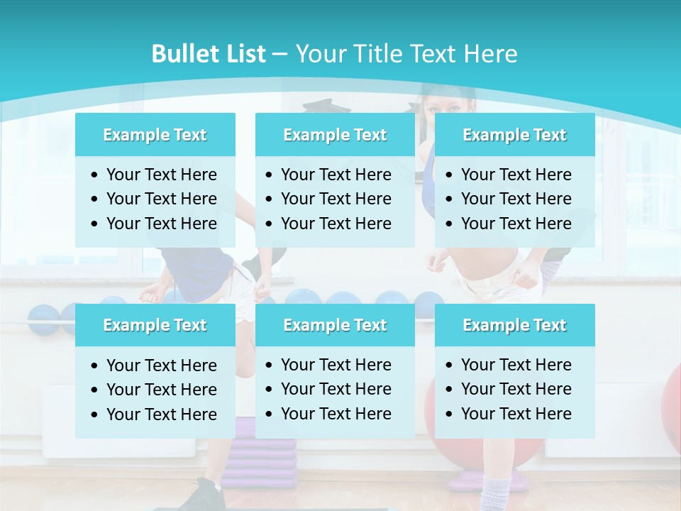 Fitness Well Being Lifestyle PowerPoint Template