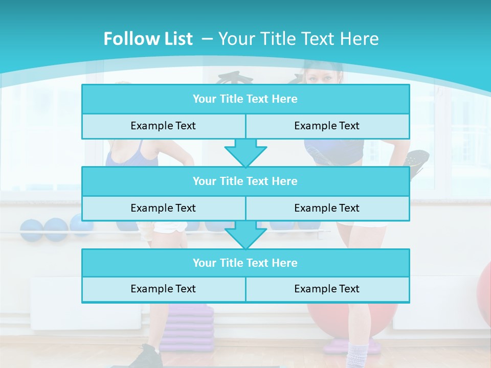 Fitness Well Being Lifestyle PowerPoint Template