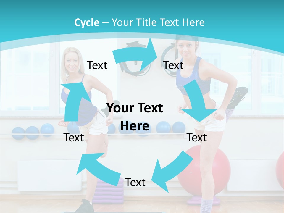 Fitness Well Being Lifestyle PowerPoint Template