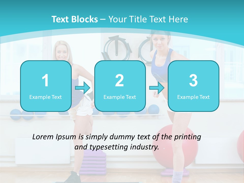 Fitness Well Being Lifestyle PowerPoint Template