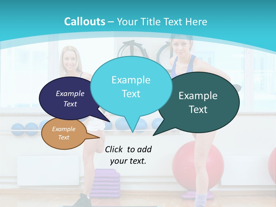 Fitness Well Being Lifestyle PowerPoint Template