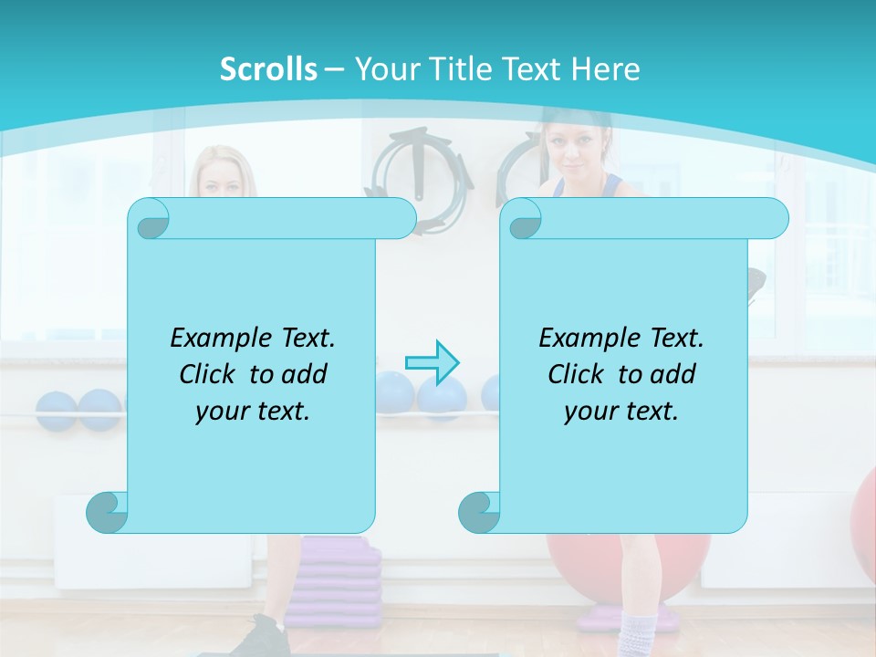 Fitness Well Being Lifestyle PowerPoint Template