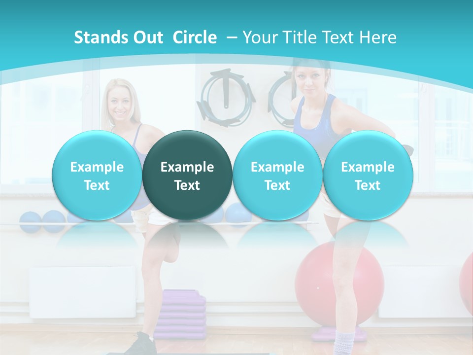 Fitness Well Being Lifestyle PowerPoint Template
