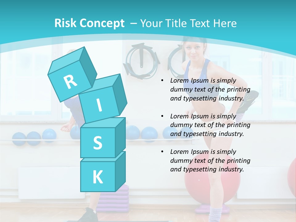 Fitness Well Being Lifestyle PowerPoint Template