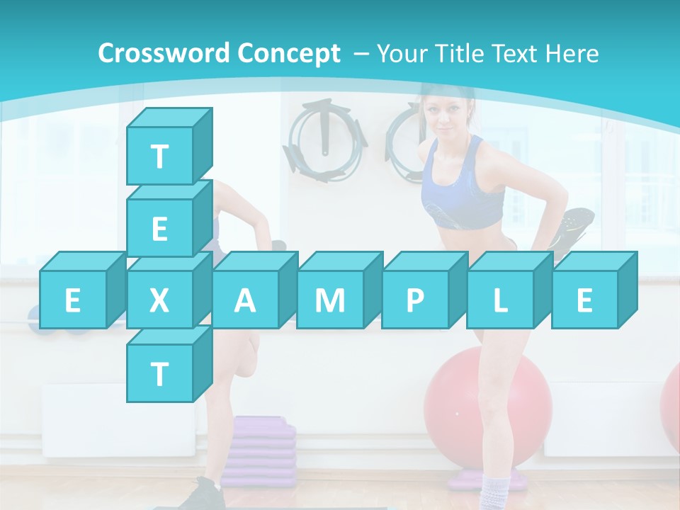 Fitness Well Being Lifestyle PowerPoint Template