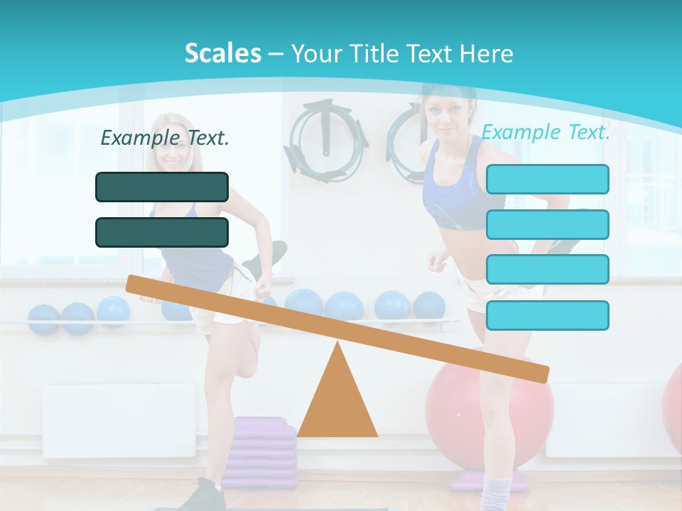 Fitness Well Being Lifestyle PowerPoint Template