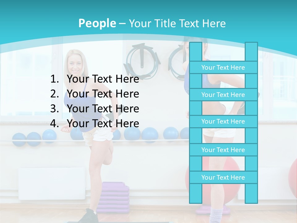 Fitness Well Being Lifestyle PowerPoint Template