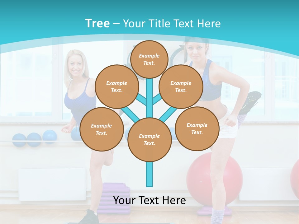 Fitness Well Being Lifestyle PowerPoint Template