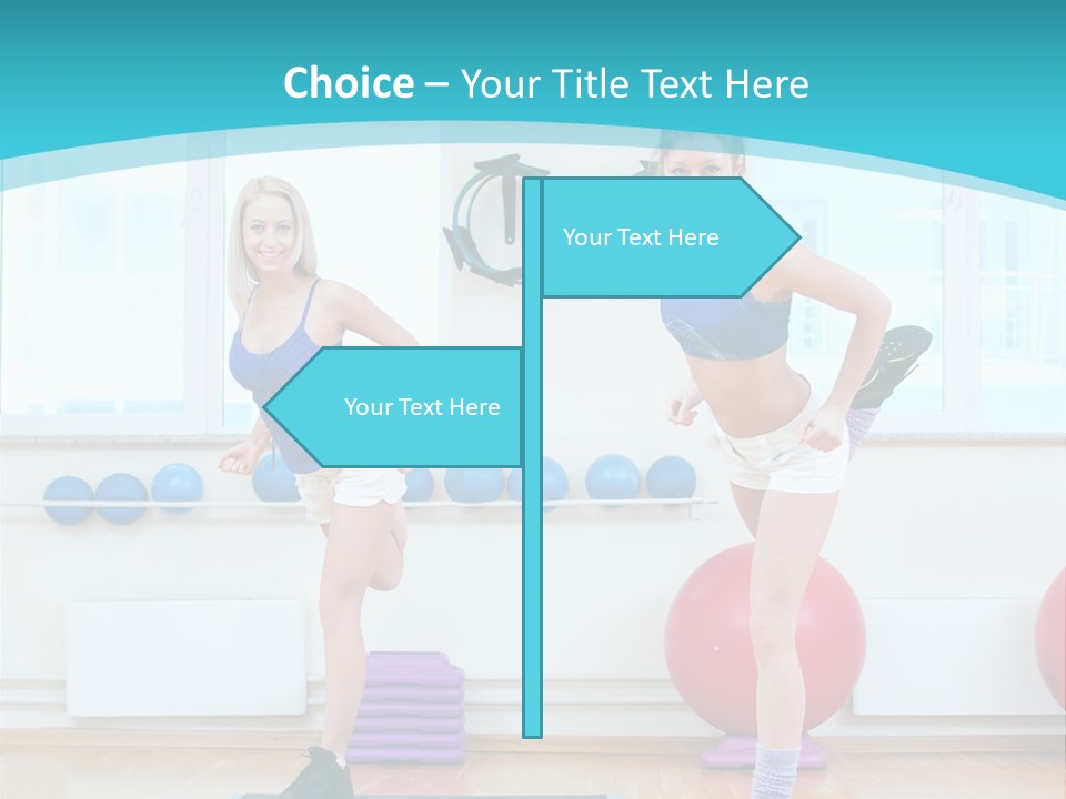 Fitness Well Being Lifestyle PowerPoint Template