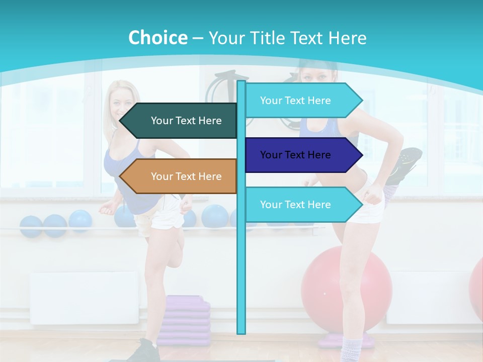 Fitness Well Being Lifestyle PowerPoint Template