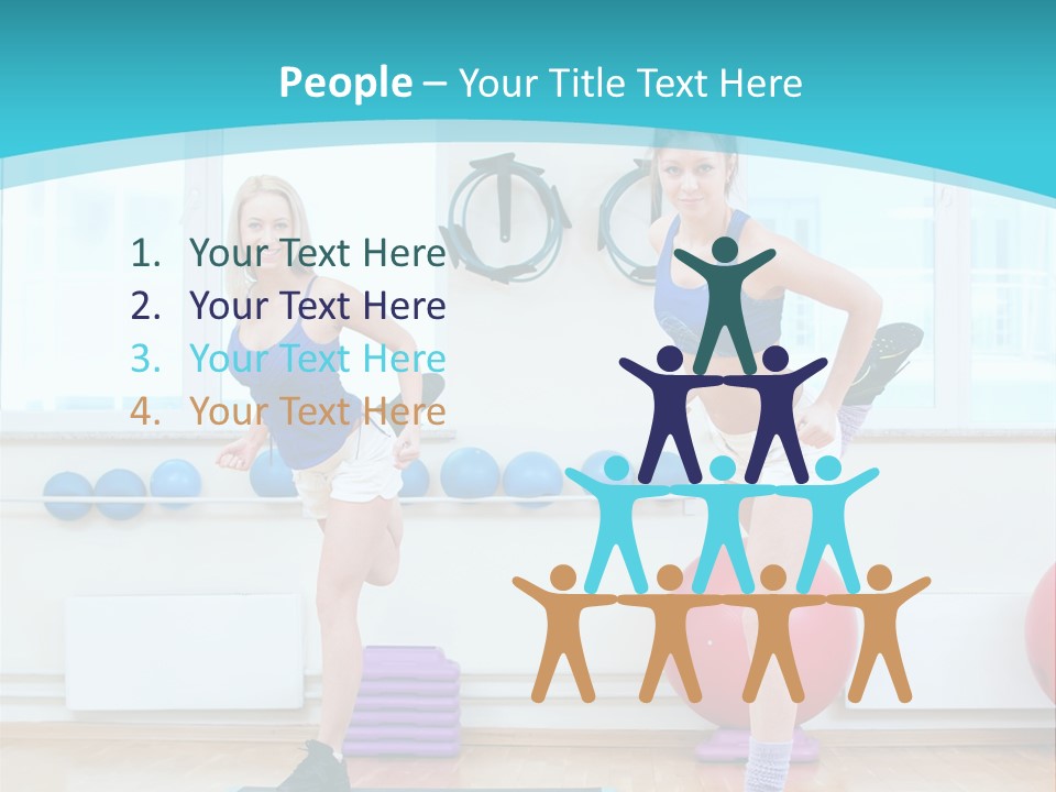 Fitness Well Being Lifestyle PowerPoint Template