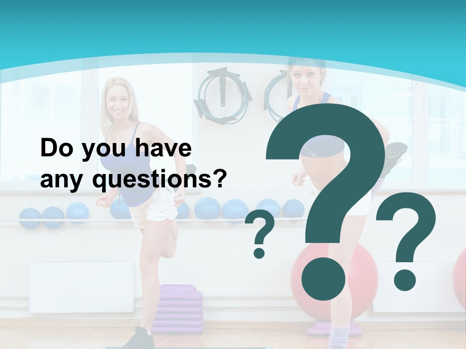 Fitness Well Being Lifestyle PowerPoint Template