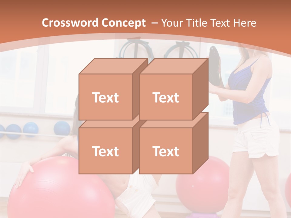 Two Healthy Slim PowerPoint Template