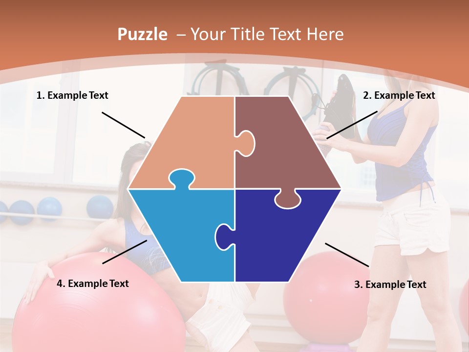 Two Healthy Slim PowerPoint Template