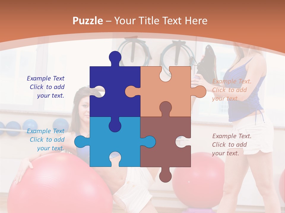 Two Healthy Slim PowerPoint Template